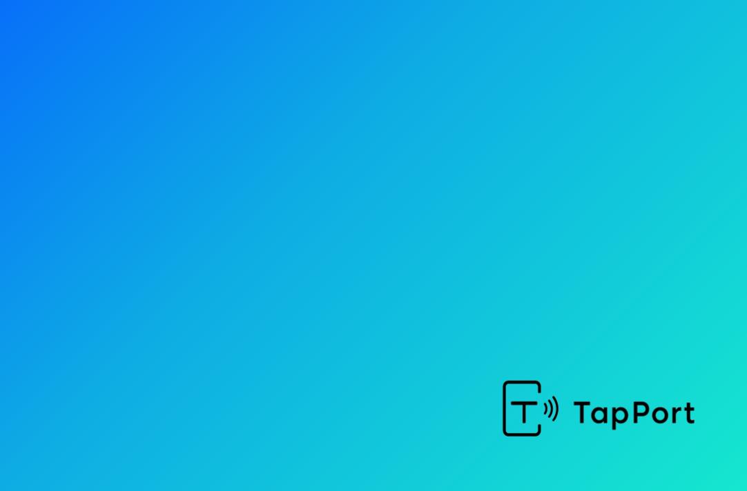 TapPort Vibrant Gradient Card